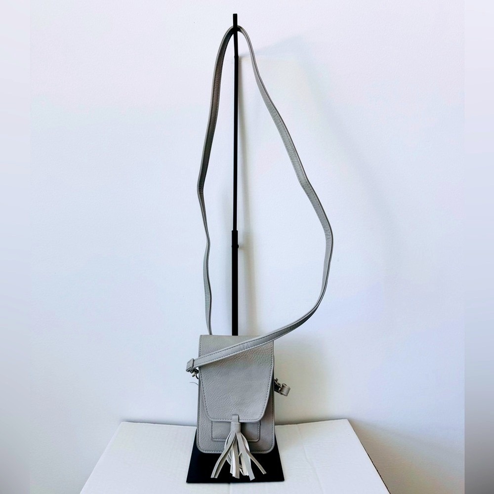 Gray Minimalist Crossbody Bag K. Caroll Light